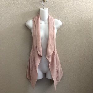 3/$20 Free People Open Front Knit Vest Top